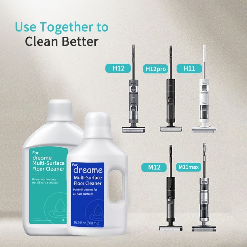 مایع شوینده جارو رباتیک دریم مدل Dreame Multi-Surface Floor Cleaner 500ML