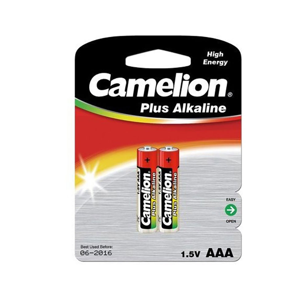 باتری قلمی (AAA) آلکالاین کملیون پلاس، بسته 2 عددی