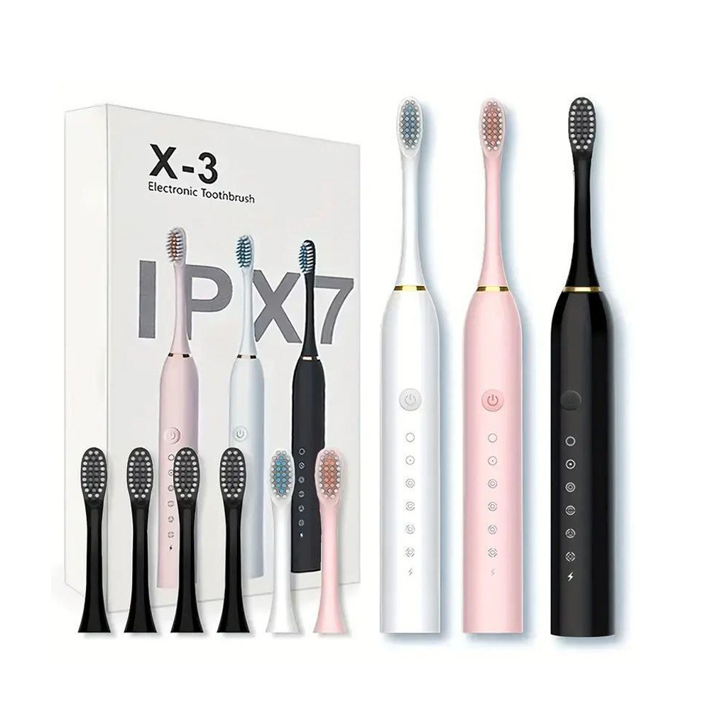 مسواک برقی هوشمند مدل X-3 Sonic Electric Toothbrush IPX-7